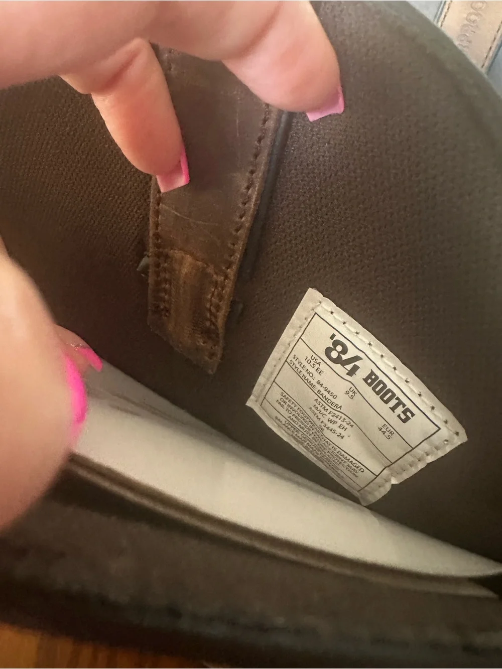 84 Boots - Brand New with tags, steel toe